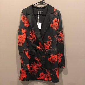 dragon blazer dress